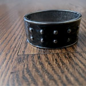 Black studded bracelet